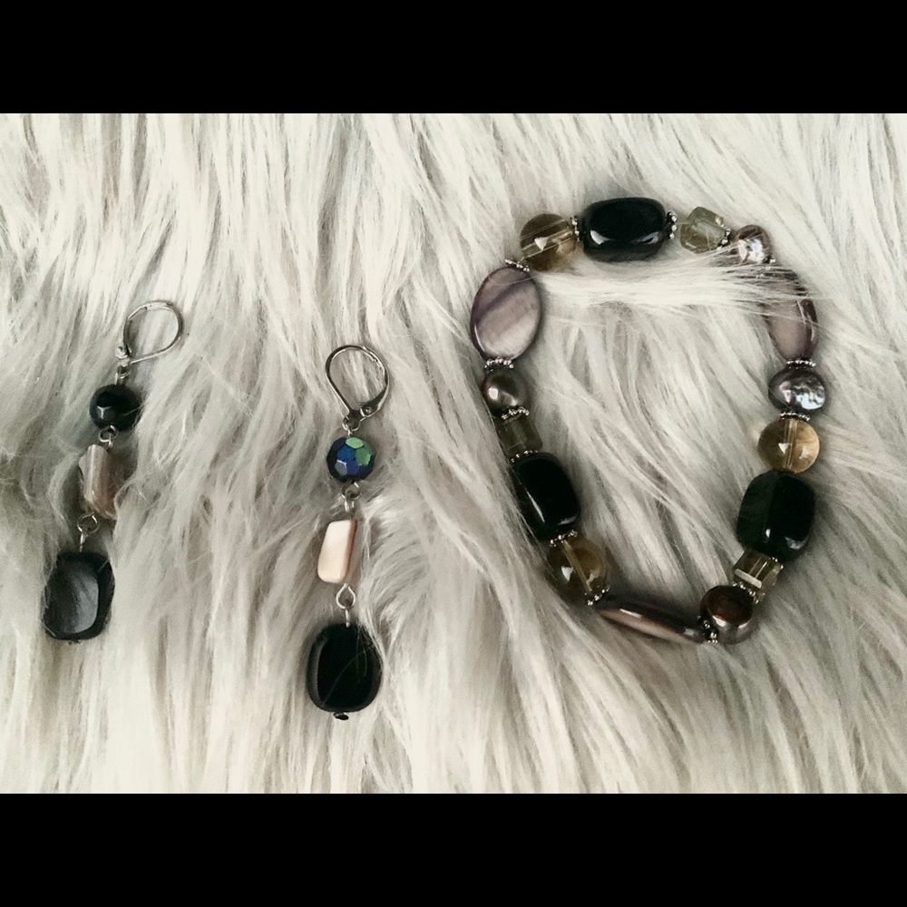 Madison bracelet and earrings